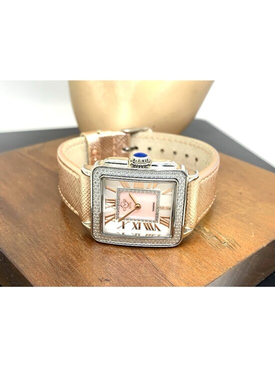 GV2 by Gevril Women\'s Watch 12302 Swiss Quartz Mother of Pearl Leather 27.5mm main image 8
